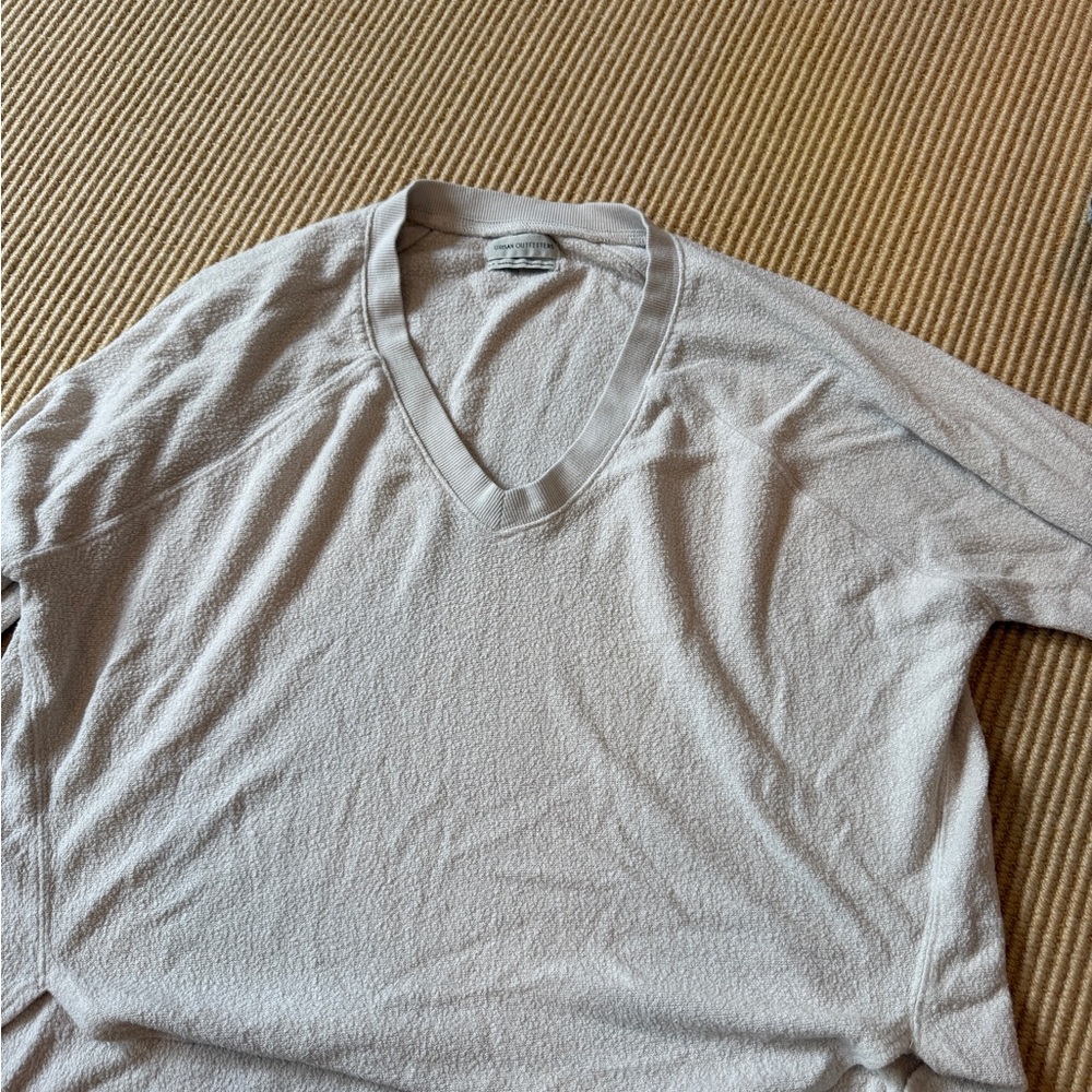 Urban Outfitters Cream V-Neck Sweater